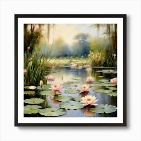 Water Lilies 3 Art Print