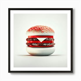 Cheeseburger Iconic (8) Art Print
