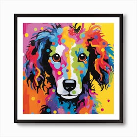 Colorful Dog 2 Art Print