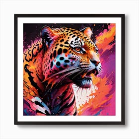 Tiger painting  Art Print