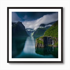 Fjords Of Norway Art Print