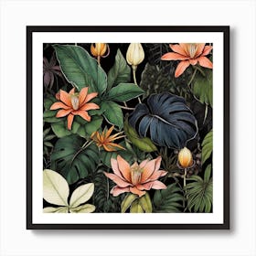 Tropical Jungle Art Print