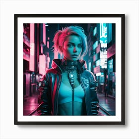 Cyberpunk 9 Art Print