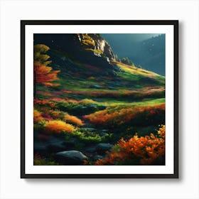 Autumn Landscape 1 Art Print