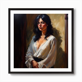 Portrait Of A Woman Art Print