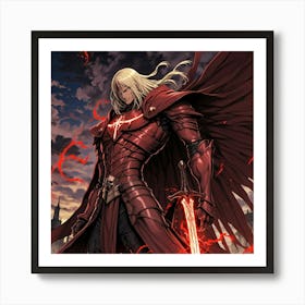 D Vampire Art Print