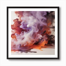 Smoke Abstract Art Print