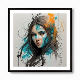 Elven Girl Art Print