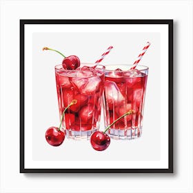 Cherry Iced Tea 10 Art Print