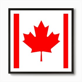 Canadian Flag Art Print