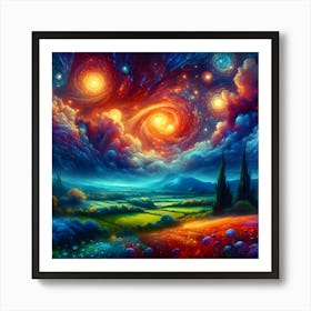 Starry Sky 1 Art Print