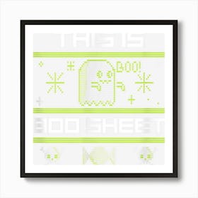 This Is Boo Sheet Halloween Art Print