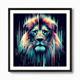 Creative Wild Animal Representation 7 Art Print