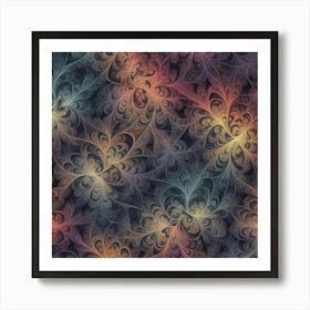 Abstract Fractal Pattern 2 Art Print