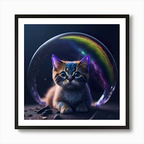 Cat Galaxy (121) Art Print