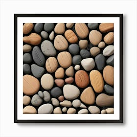 Pebbles Art Print