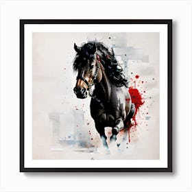 Horse Canvas Print Art Print