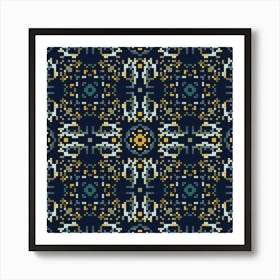 Pixel Pattern 9 Art Print