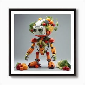 Robot of Veggies 1 Art Print