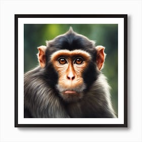 Chimpanzee Portrait 21 Art Print