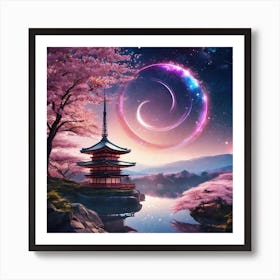 Pagoda 1 Art Print