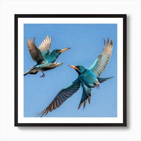 two beautiful birds Art Print