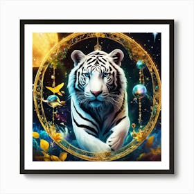 White Tiger 2 Art Print