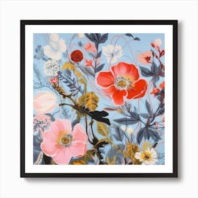 Flowers Of Grace 2 Art Print