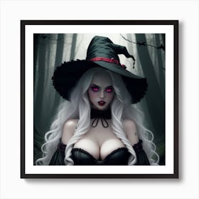 Witch In The Woods Art Print