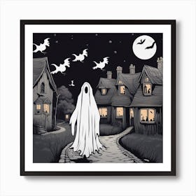 Ghost In The Night Art Print