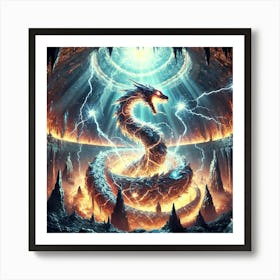 Crystal Leviathan 1 Art Print