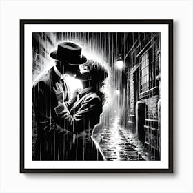 Kissing In The Rain 1 Poster