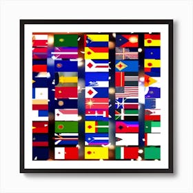 International Country Flags 6 ( Fromhifitowifi ) Art Print