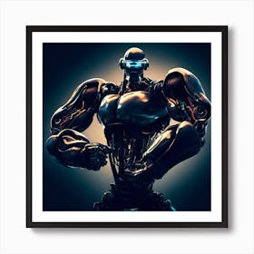 Macho Robot Art Print