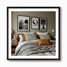 Modern Bedroom Art Print