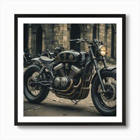 Harley Davidson Cafe Racer Art Print