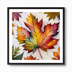 Autumn Leaves 1 Art Print