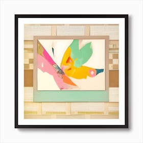 Abstract Butterfly Painting Art Print