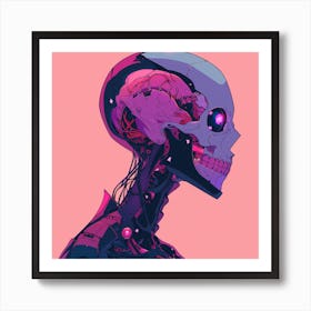 Create An Entrancing Melting Punk Anime Picture Profile 4d57 Art Print