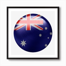 Australia Flag Country National Art Print