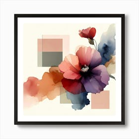 Watercolor Flower Art Print