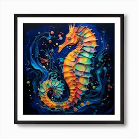 Seahorse 3 Art Print