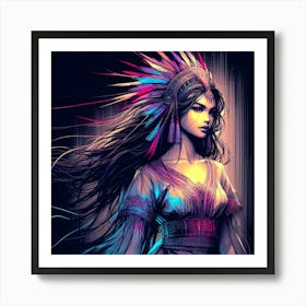 Exotic Beauty Artwork 152 Art Print