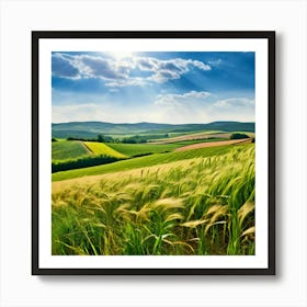 Field Of Wheat 2 Art Print