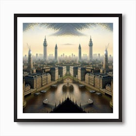 London Skyline Art Print