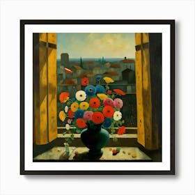 Flowers In A Vase 7 Art Print