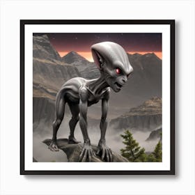 Alien Creature 3a Art Print