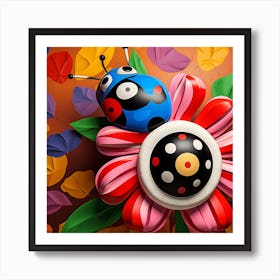 Ladybug 3 Art Print