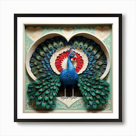 Peacock 42 Art Print