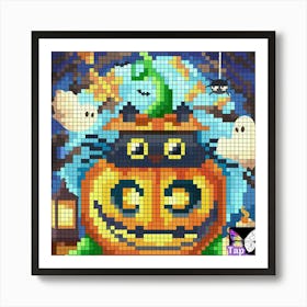 Halloween Pumpkin Art Print